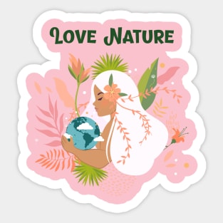 Love Nature Sticker